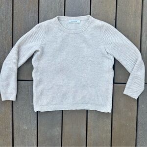 KOKUN / cashmere sweater with side zips